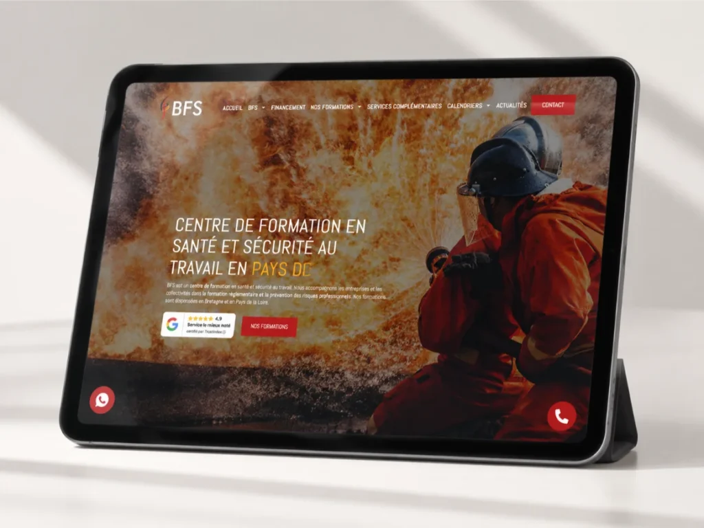 le site bfs prevention sur tablette